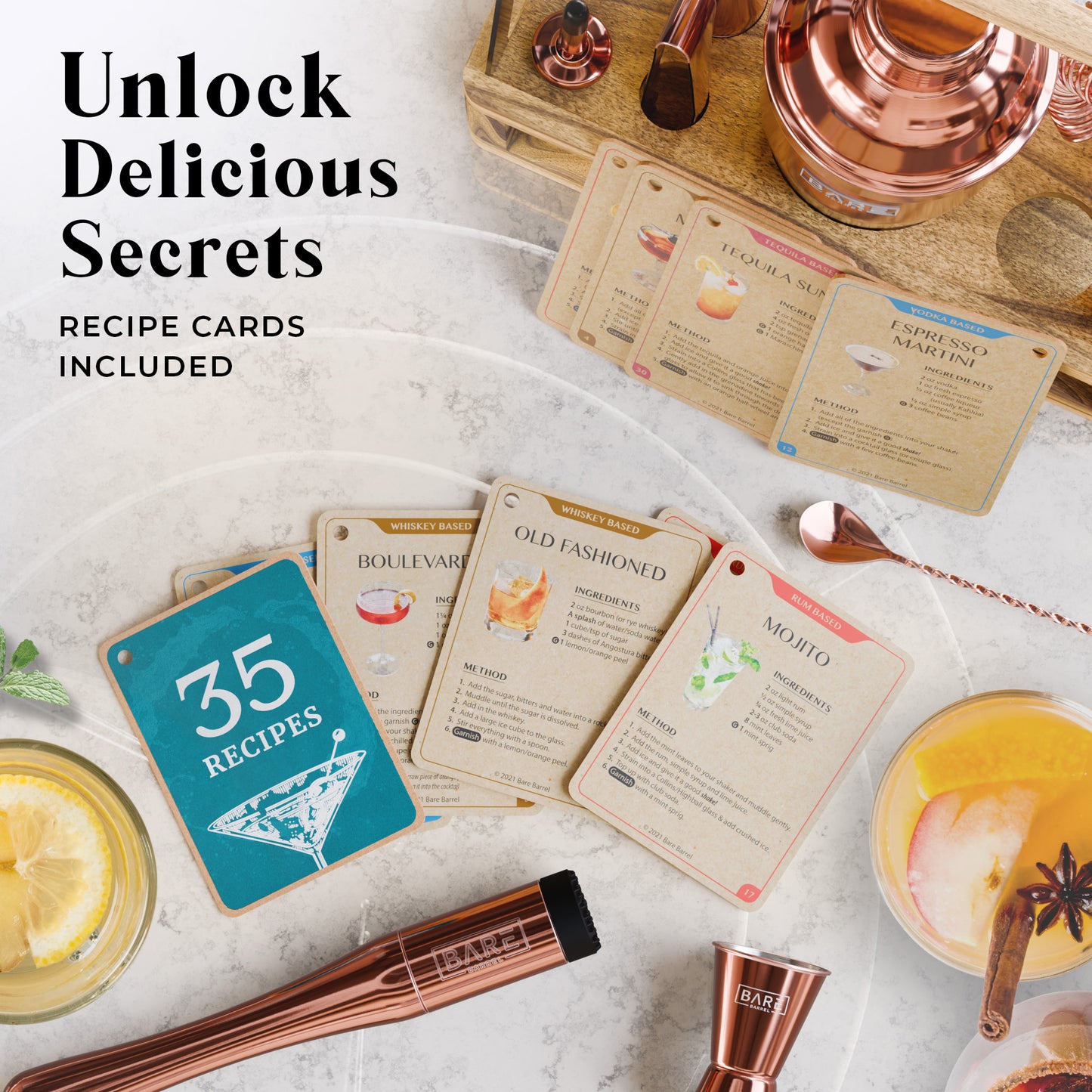 Rustic Cobbler Bartender Kit