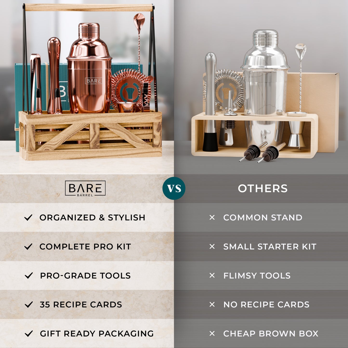 Rustic Cobbler Bartender Kit