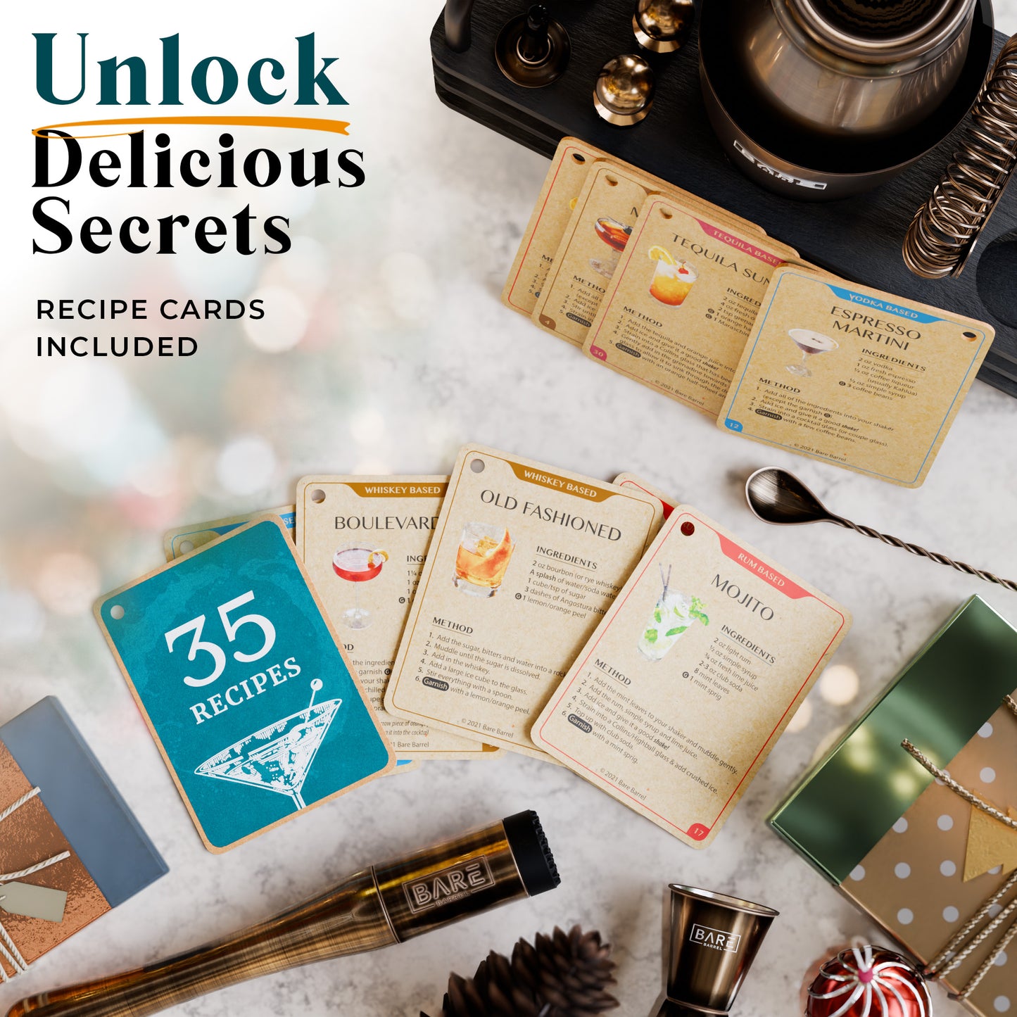 Modern Boston Bartender Kit