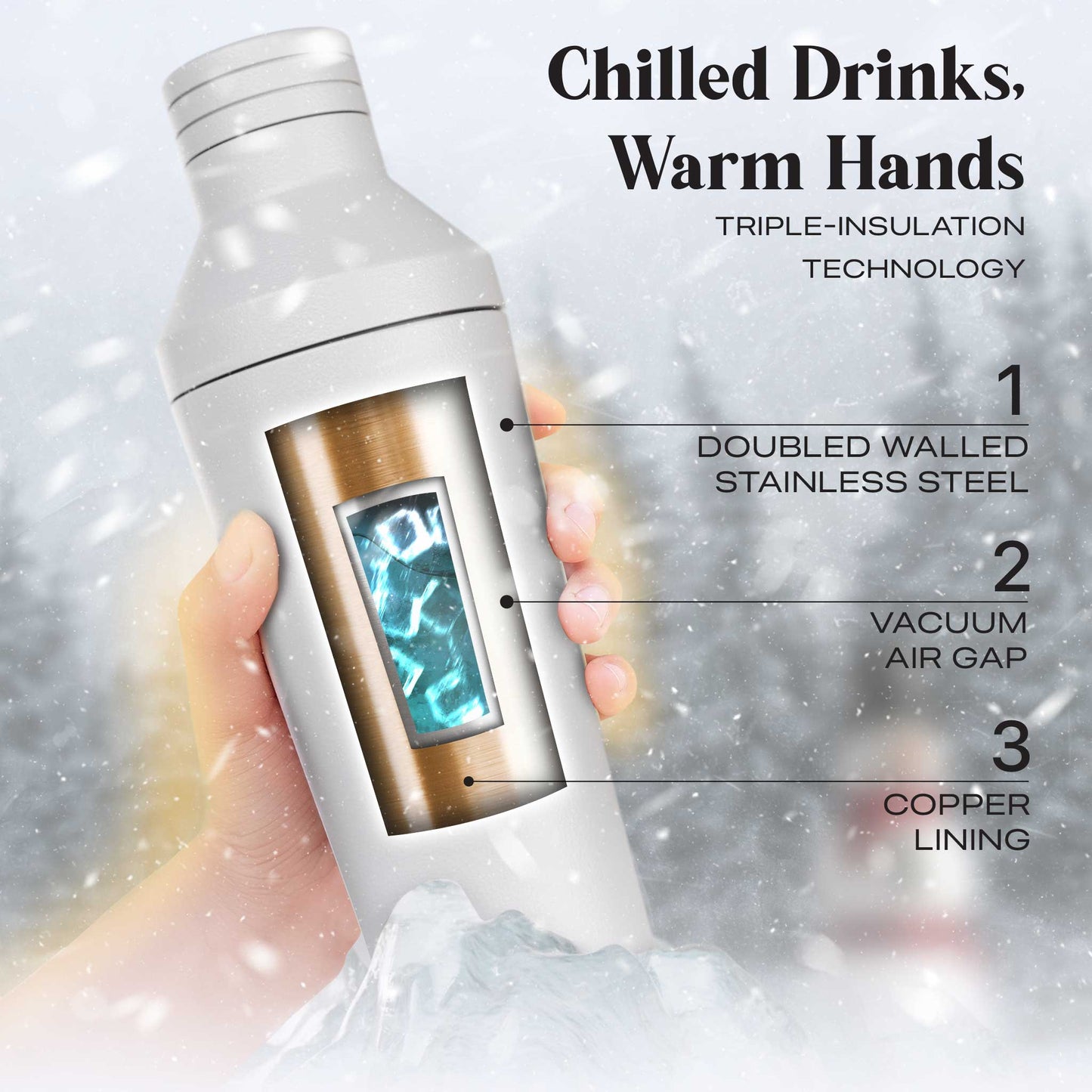 Insulated Cocktail Shaker