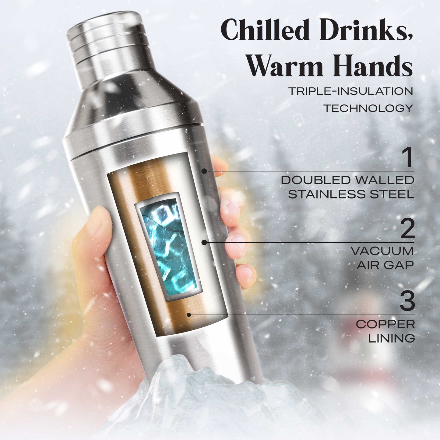 Insulated Cocktail Shaker