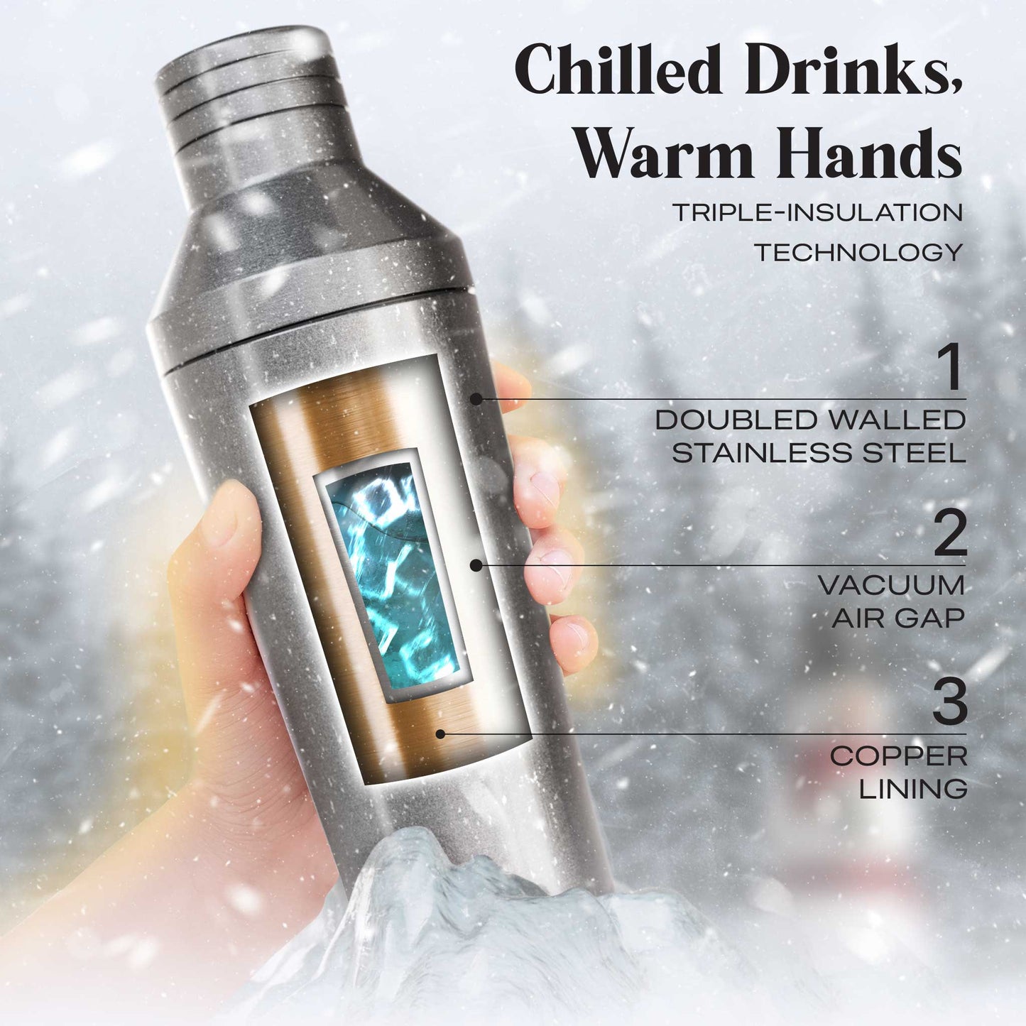 Insulated Cocktail Shaker