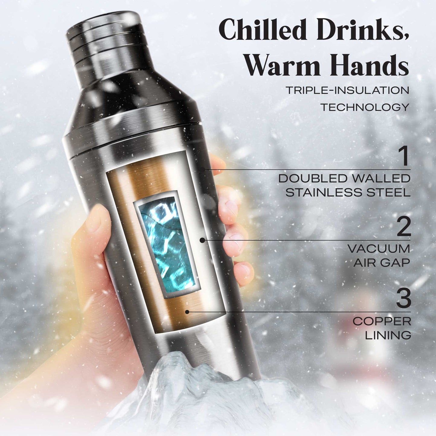 Insulated Cocktail Shaker