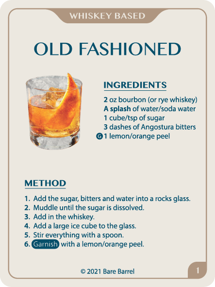 Old Fashioned Recipe - Whiskey Based Cocktail