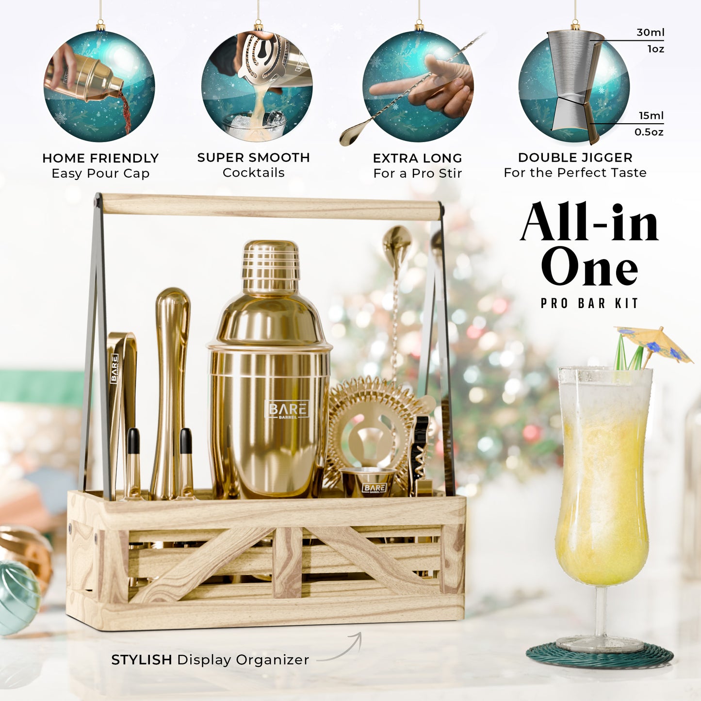 Rustic Cobbler Bartender Kit