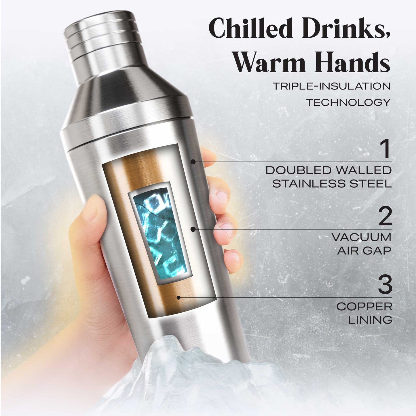Insulated Cocktail Shaker