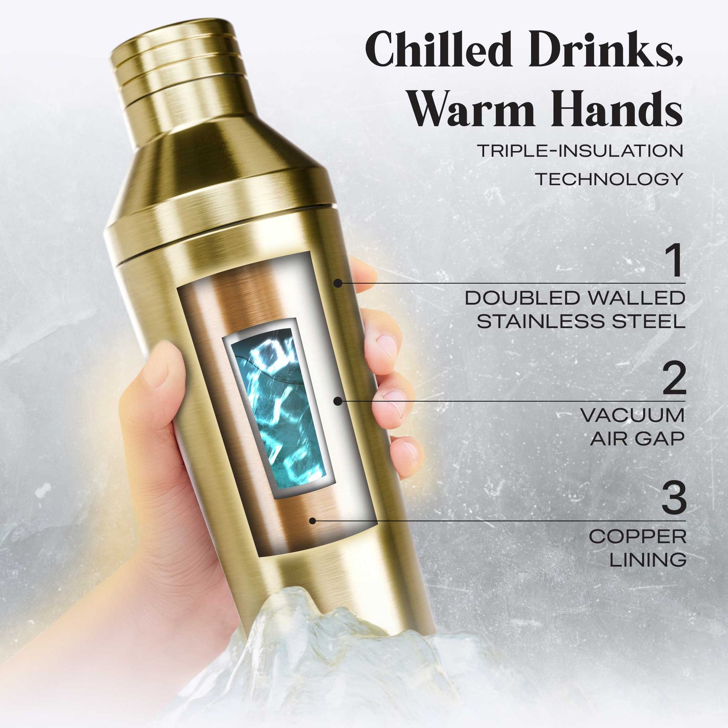 Insulated Cocktail Shaker