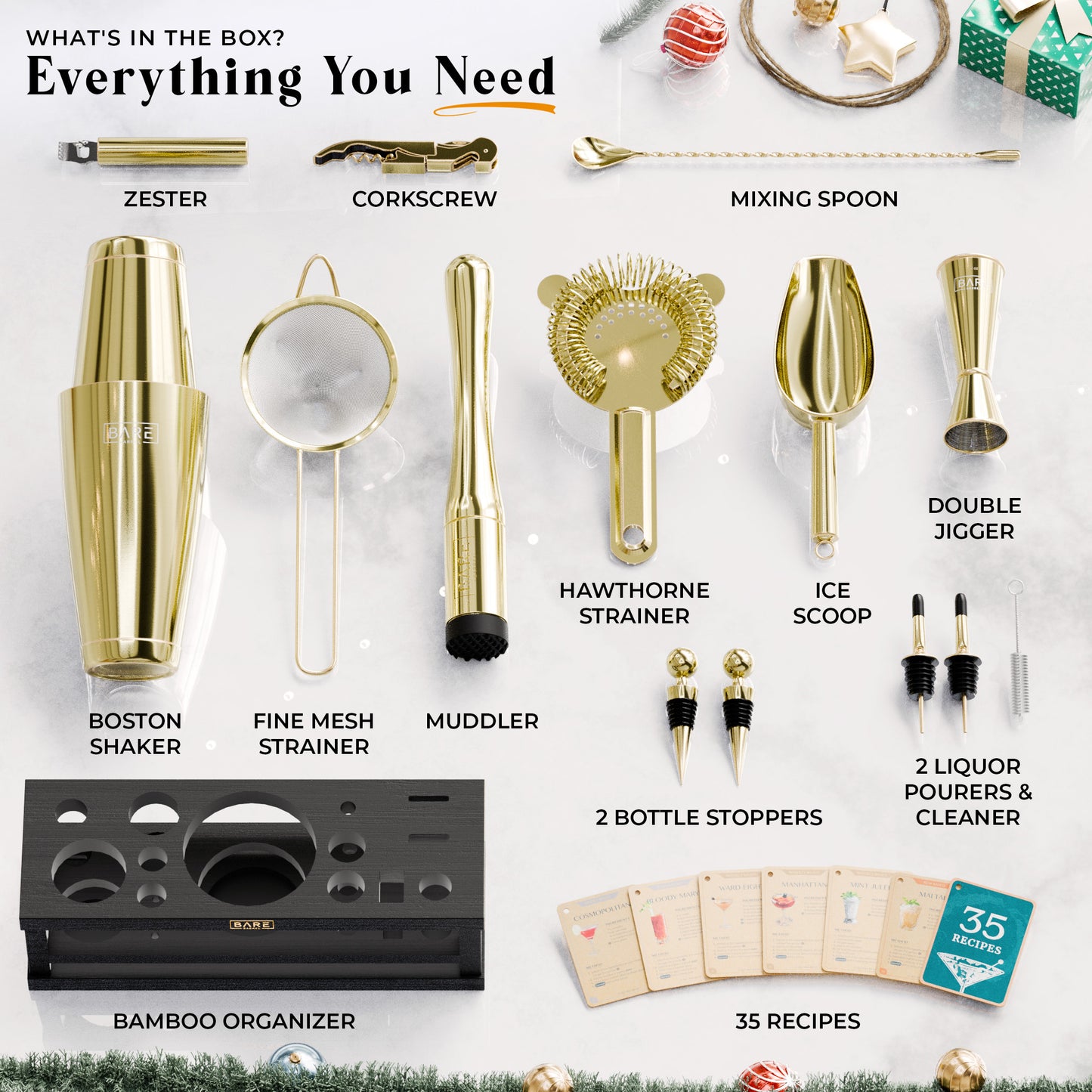 Classic Boston Bartender Kit