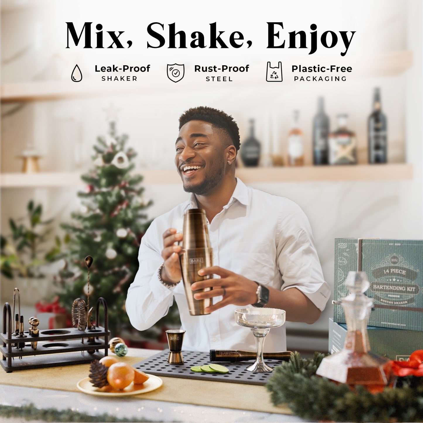 Modern Boston Bartender Kit