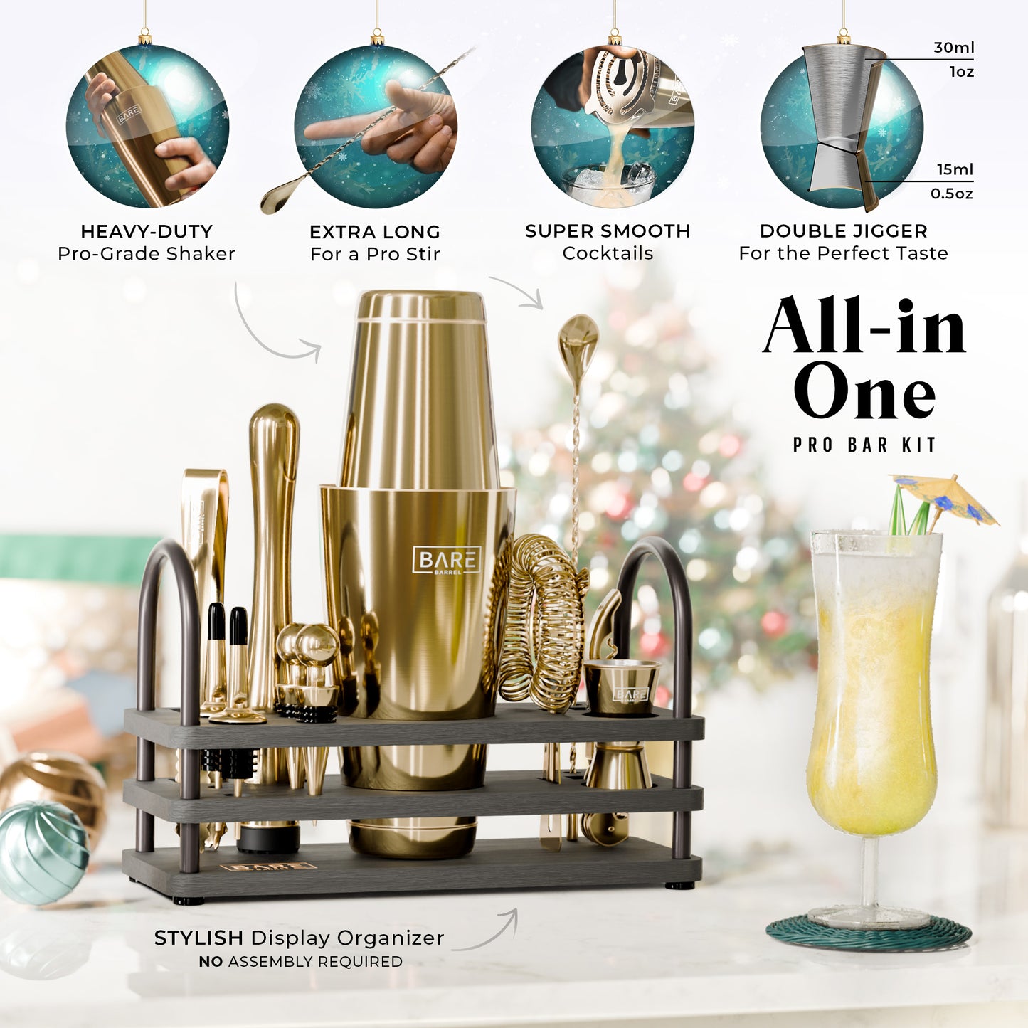 Modern Boston Bartender Kit