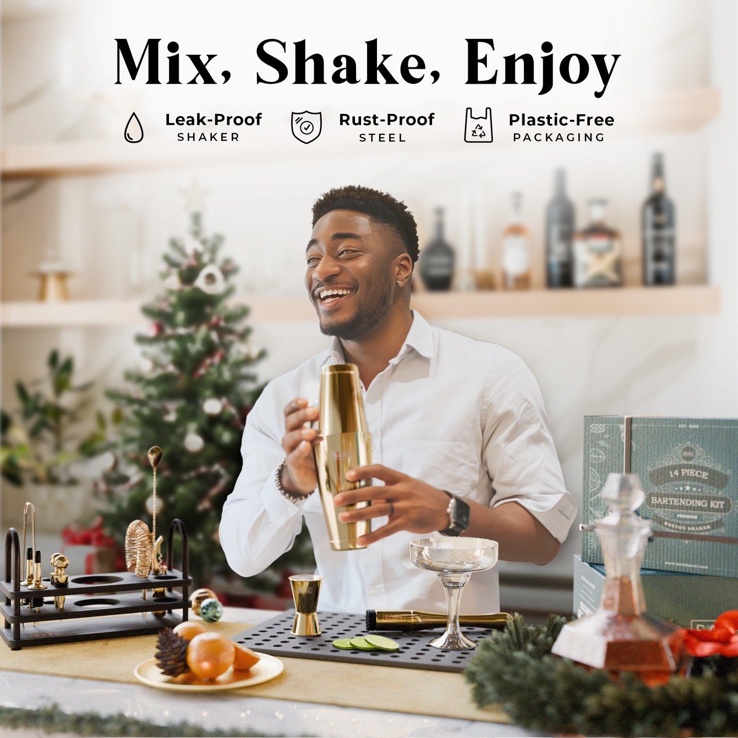 Modern Boston Bartender Kit