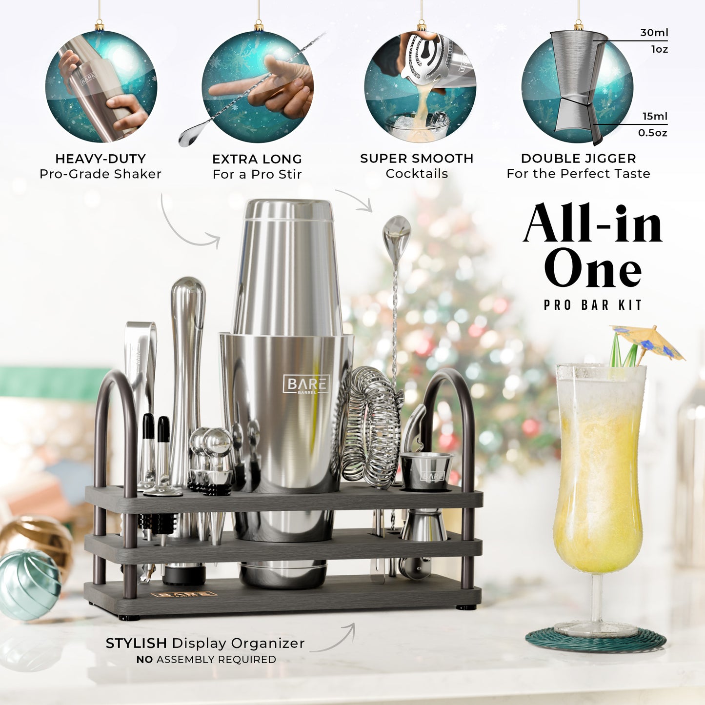 Modern Boston Bartender Kit