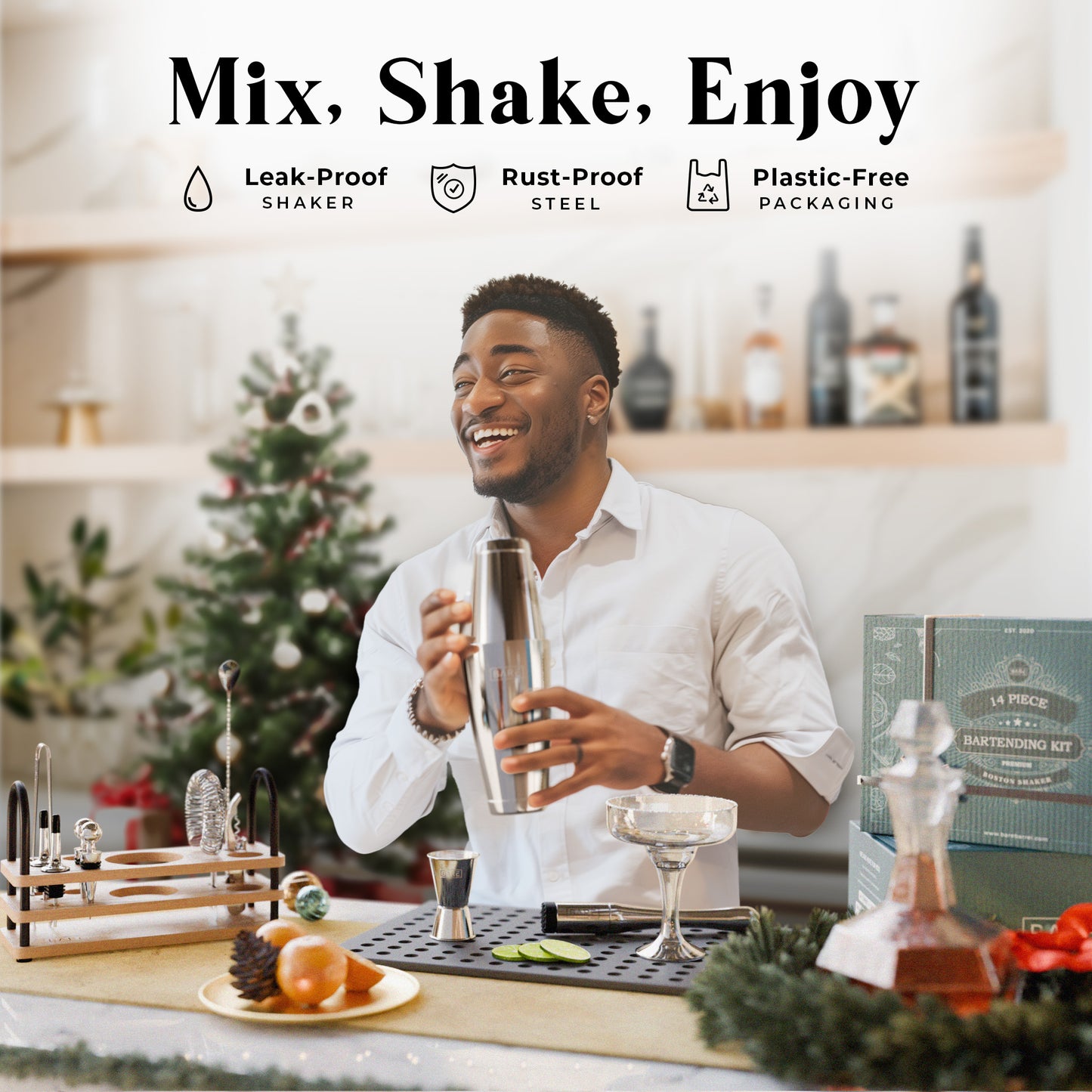 Modern Boston Bartender Kit