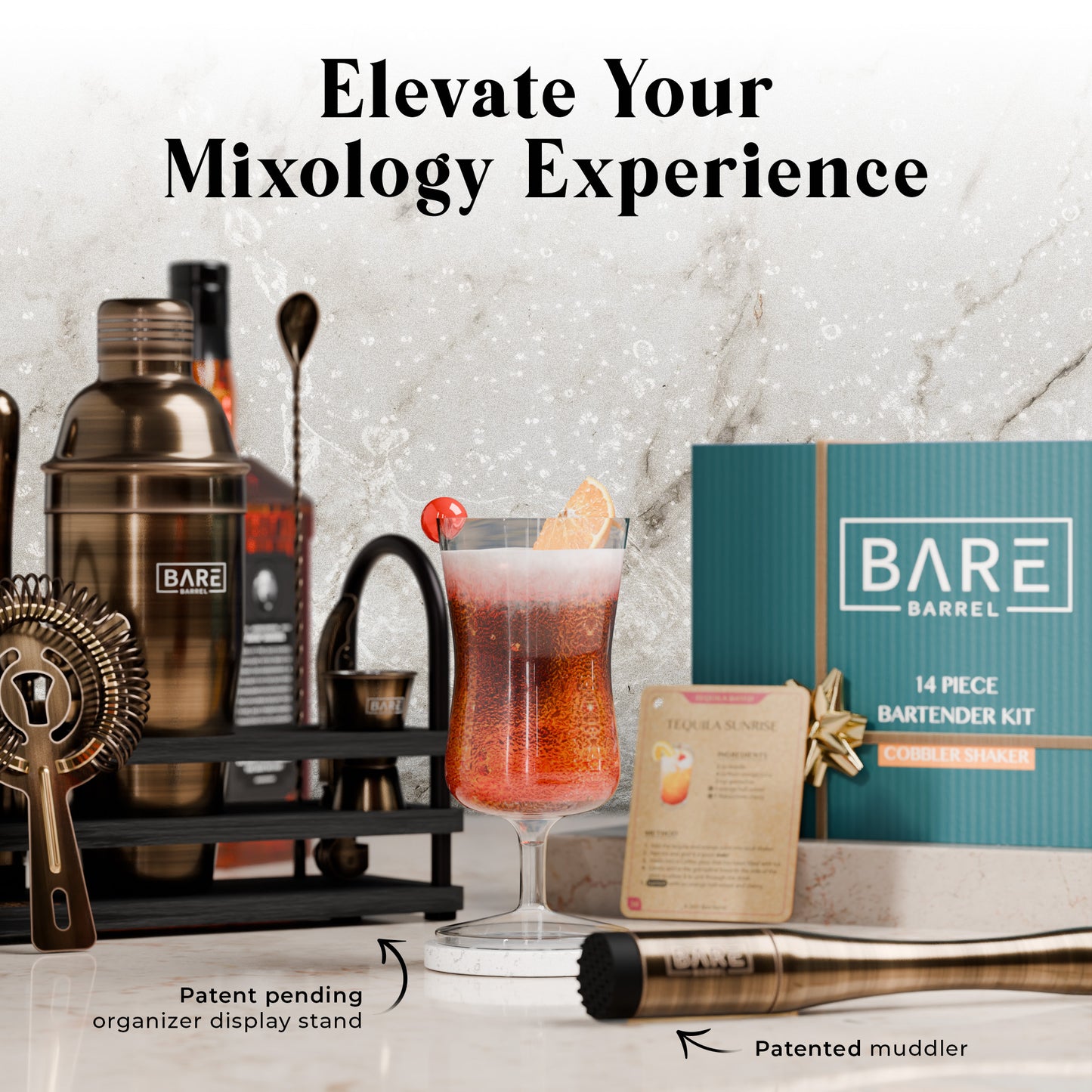 Modern Cobbler Bartender Kit
