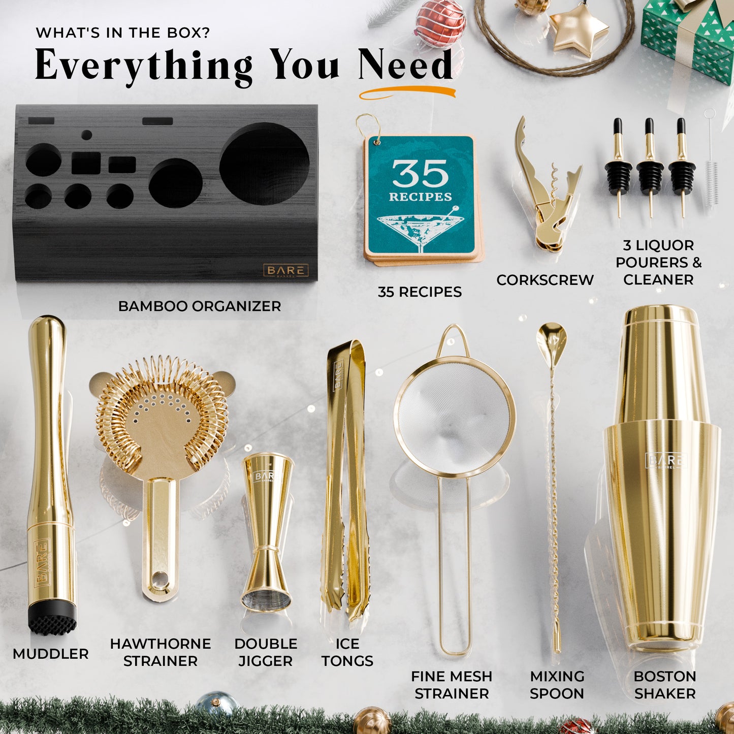 Original Boston Bartender Kit