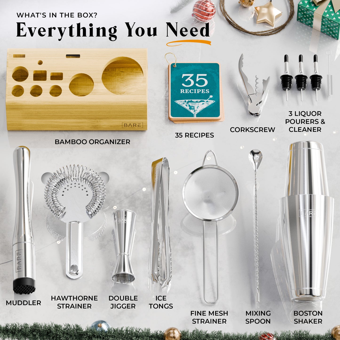 Original Boston Bartender Kit