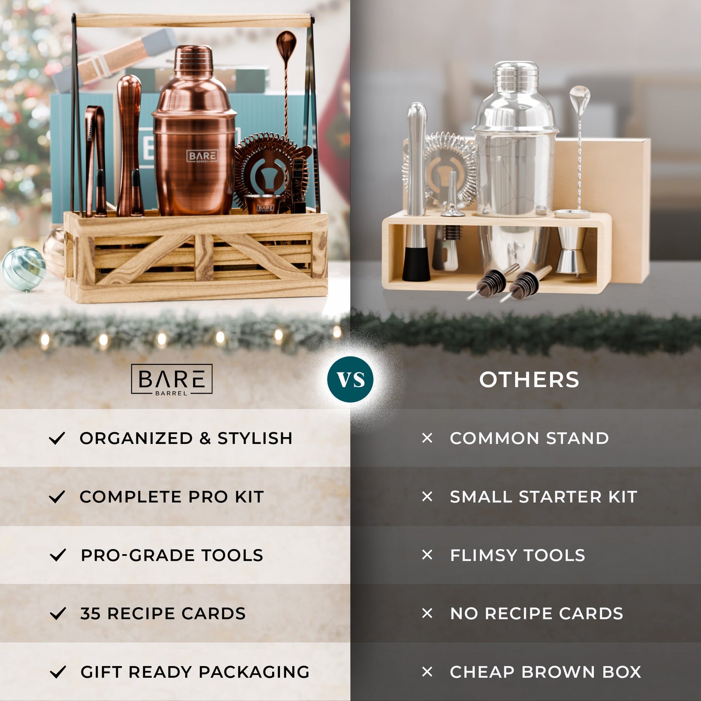 Rustic Cobbler Bartender Kit