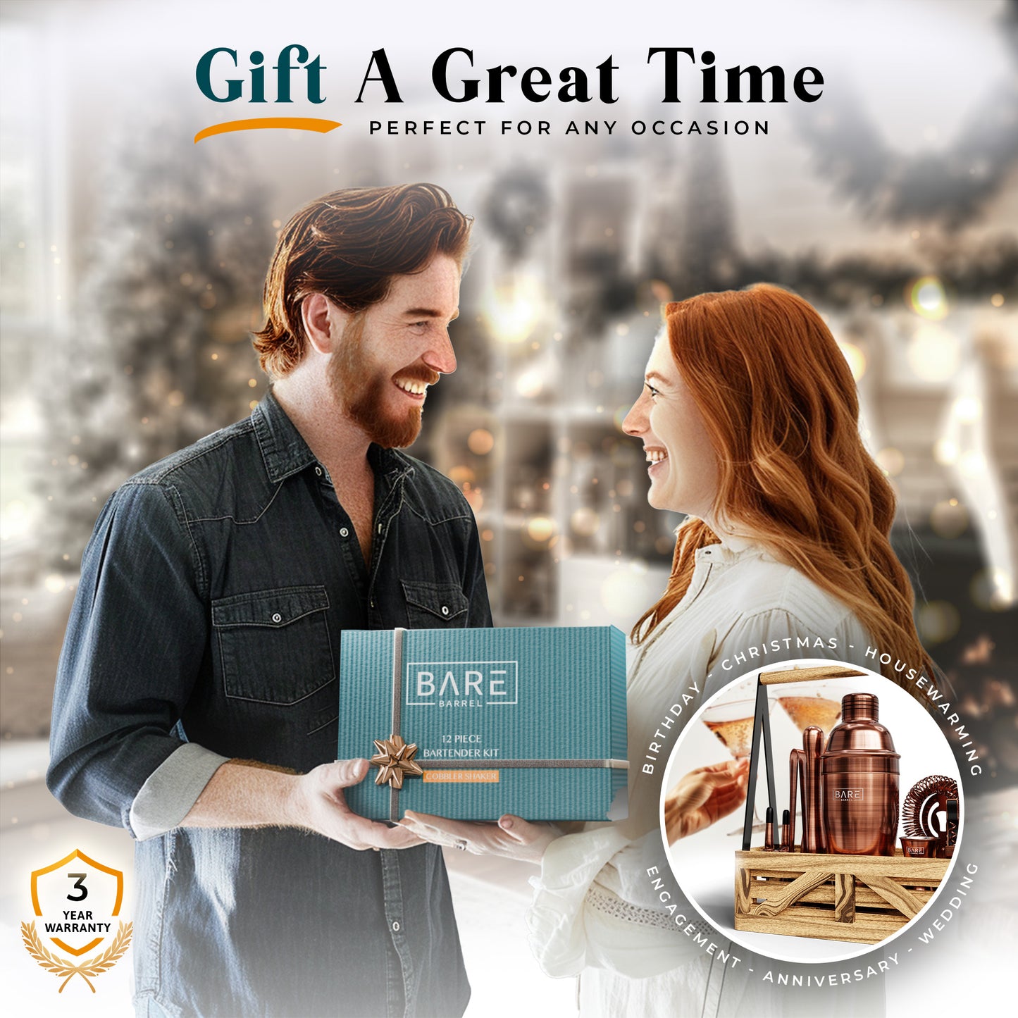 Rustic Cobbler Bartender Kit