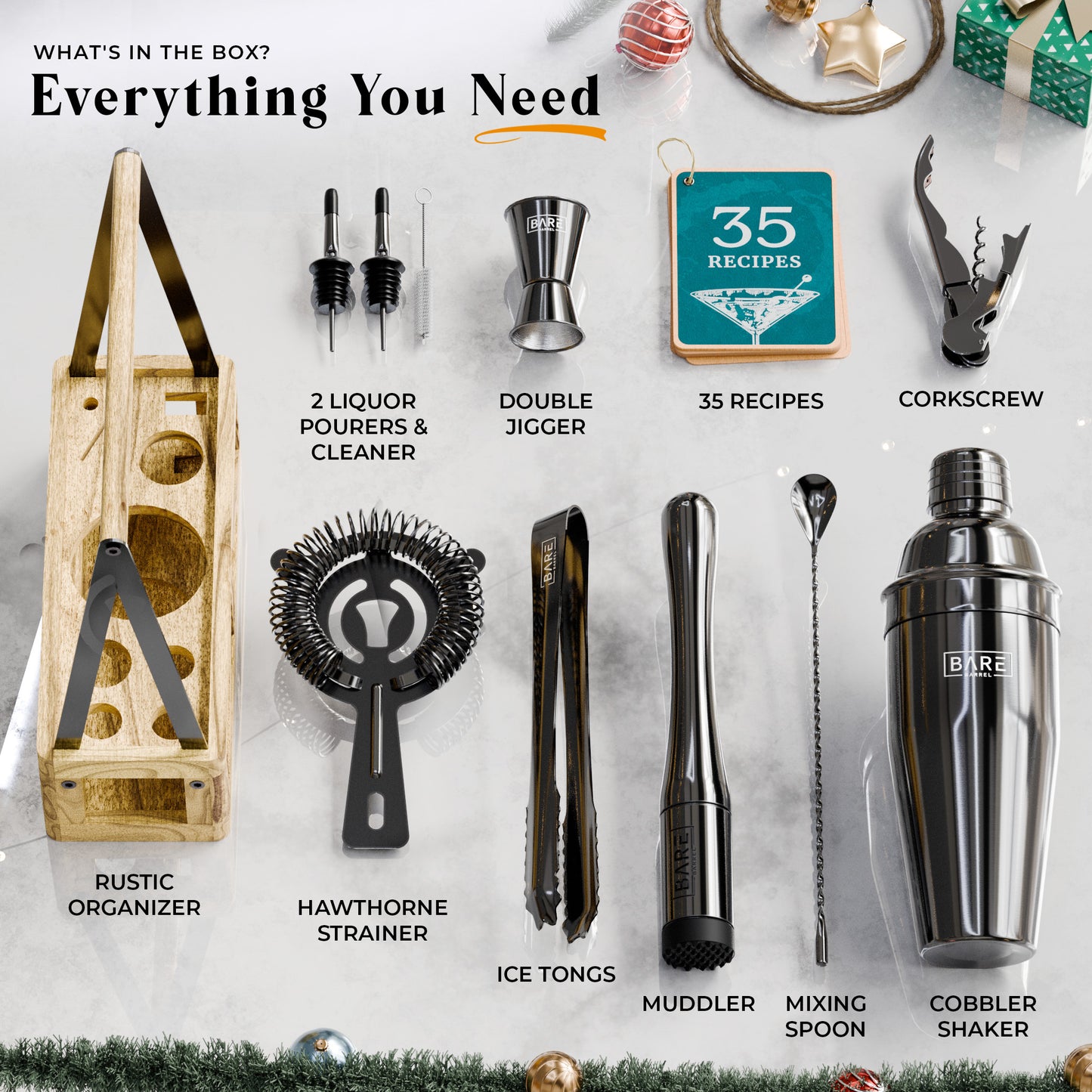 Rustic Cobbler Bartender Kit