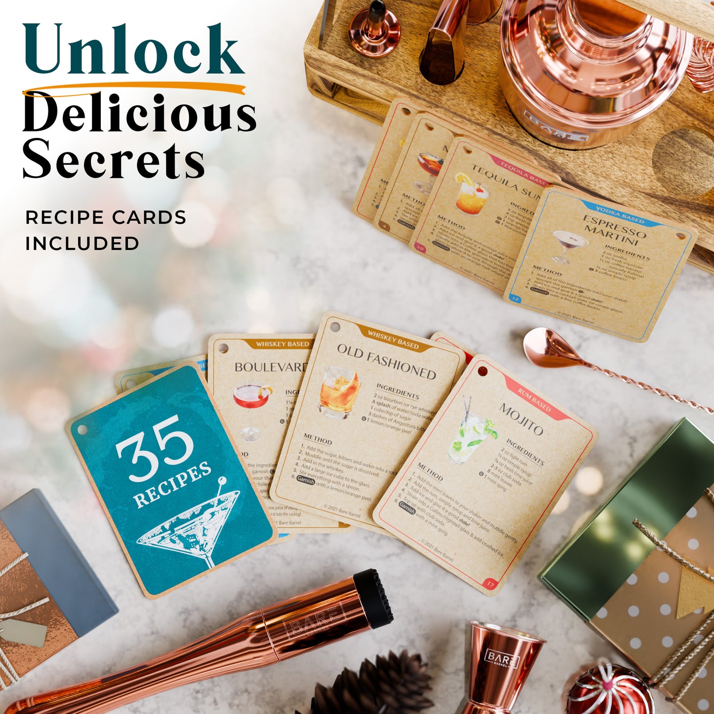 Rustic Cobbler Bartender Kit