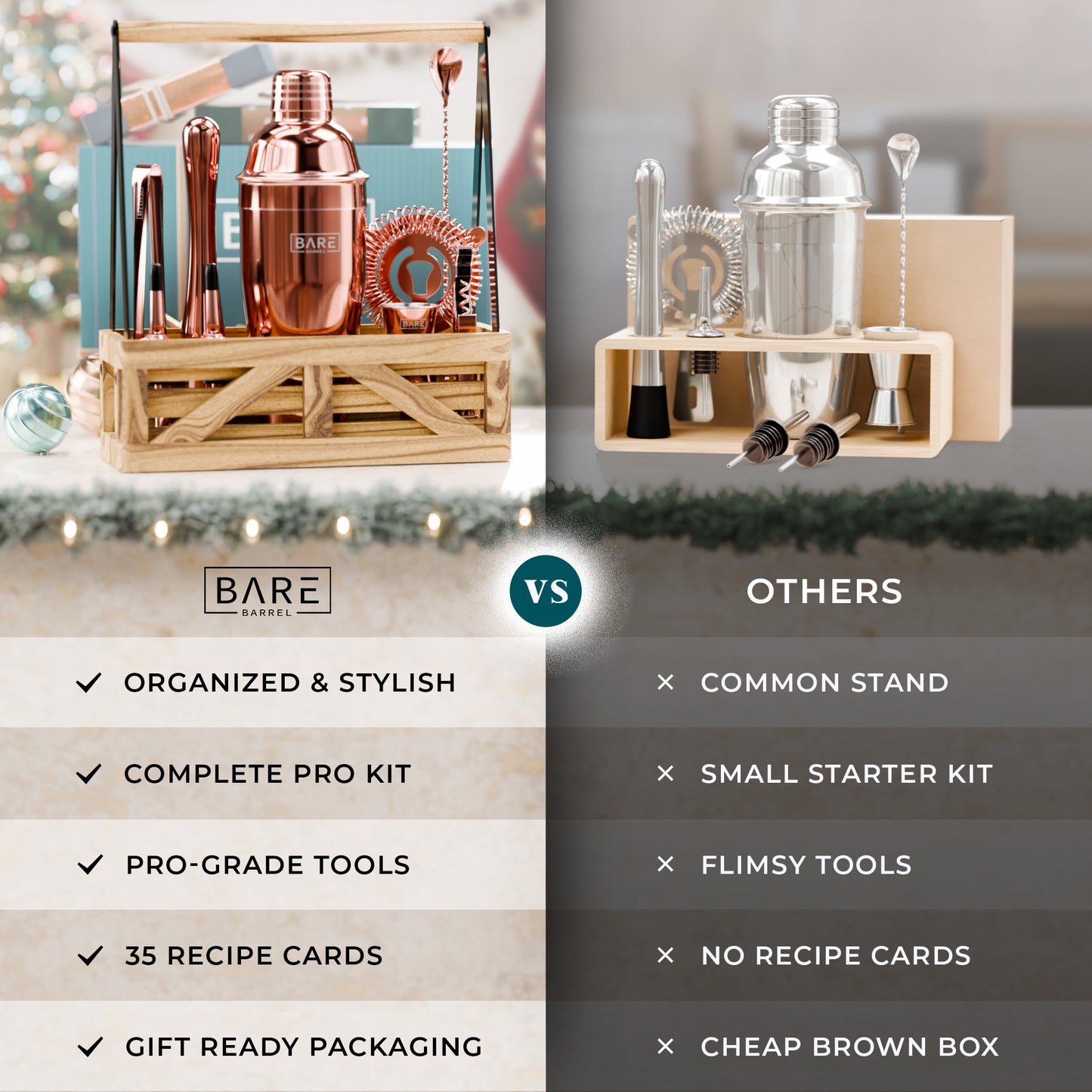 Rustic Cobbler Bartender Kit