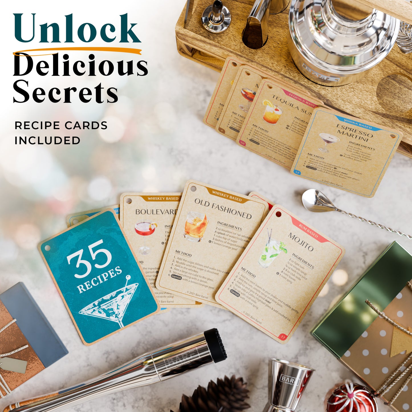 Rustic Cobbler Bartender Kit