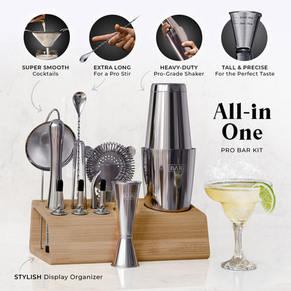 Original Boston Bartender Kit - Gray