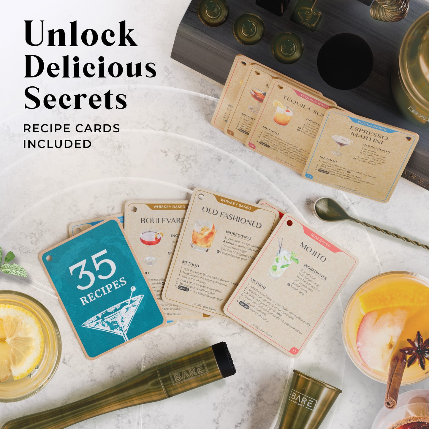 Original Cobbler Bartender Kit - Bronze