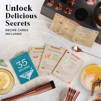 Original Boston Bartender Kit - Rose Gold