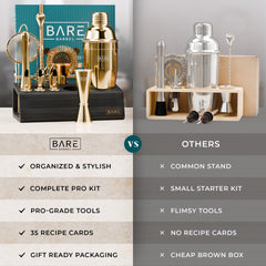 Original Cobbler Bartender Kit - Gold