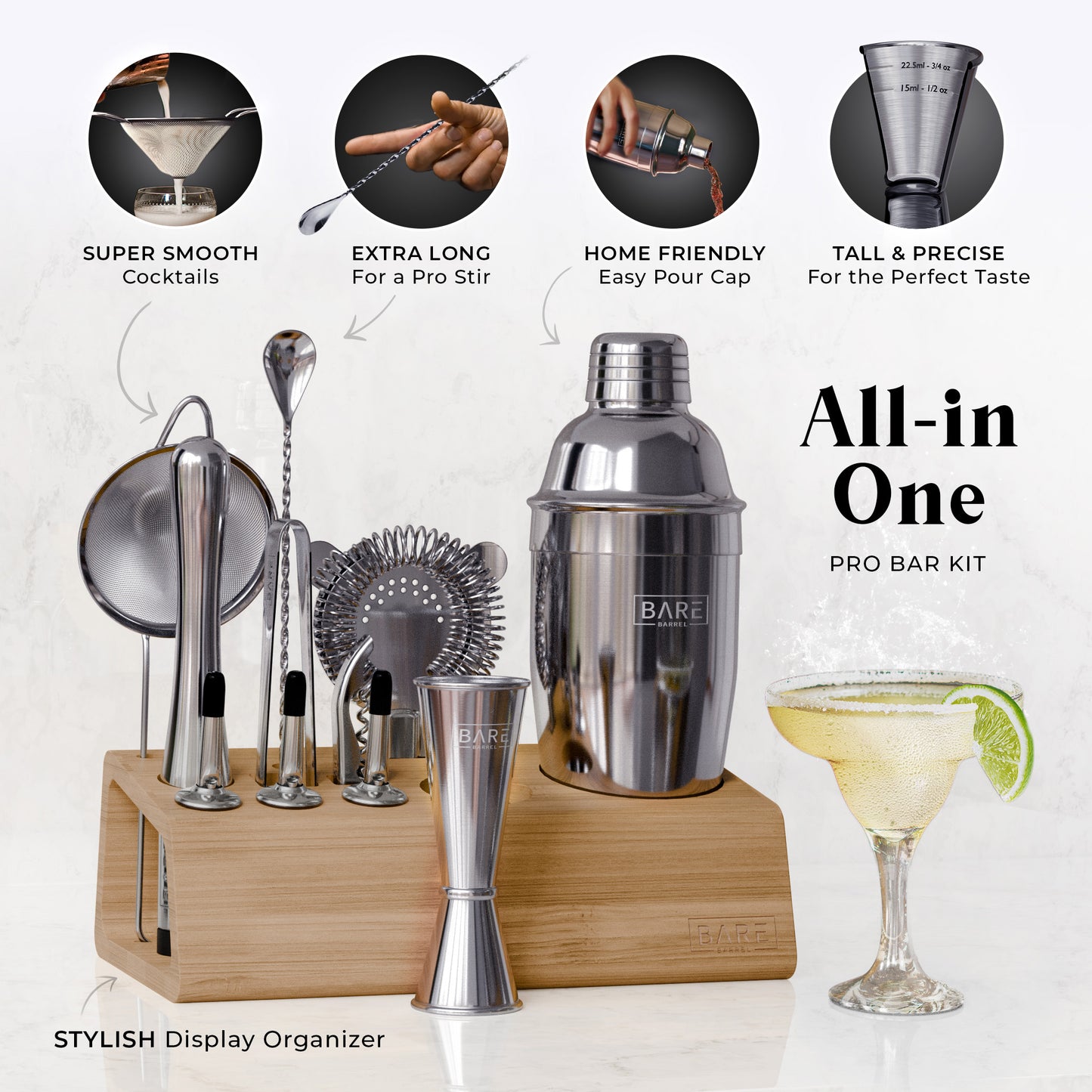 Original Cobbler Bartender Kit - Gray