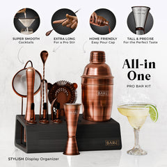 Original Cobbler Bartender Kit - Aged Copper