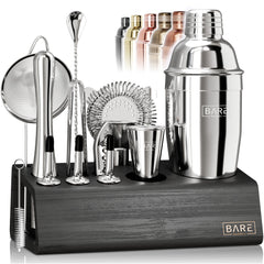 Original Cobbler Bartender Kit - Silver Black