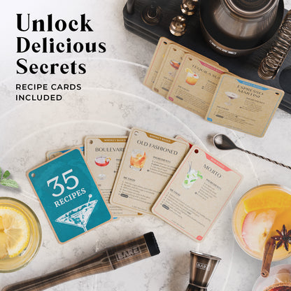 Sleek Boston Bartender Kit - Bronze