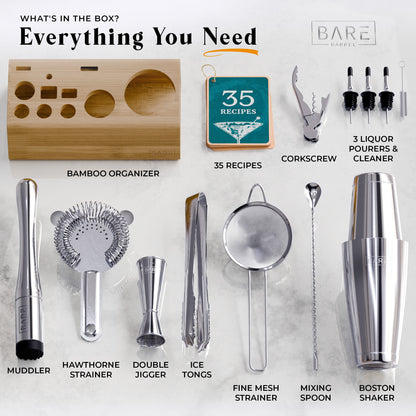 Original Boston Bartender Kit - Gray