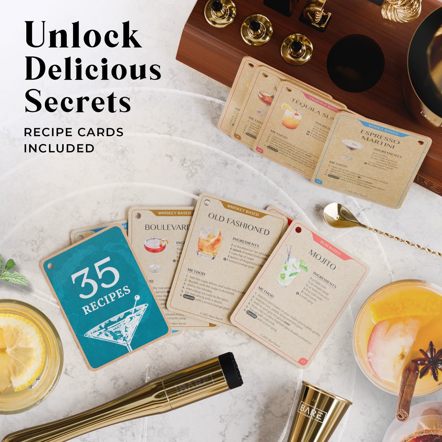 Original Boston Bartender Kit - Mango Gold