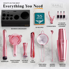 Original Boston Bartender Kit - Pink Coral