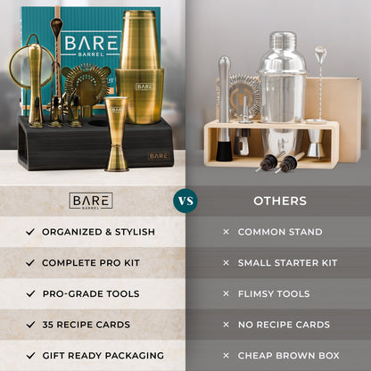 Original Boston Bartender Kit - Bronze
