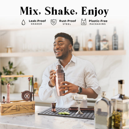 Caddy Cocktail Bartender Kit - Copper.