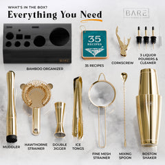 Original Boston Bartender Kit - Gold