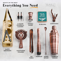 Caddy Cocktail Bartender Kit - Copper.