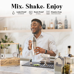 Caddy Cocktail Bartender Kit - Gray