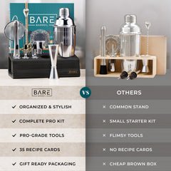 Original Cobbler Bartender Kit - Gray Black