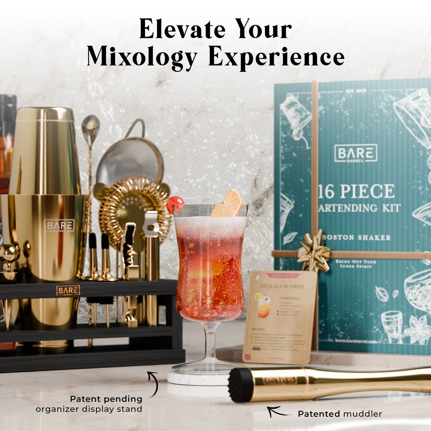 Classic Boston Bartender Kit