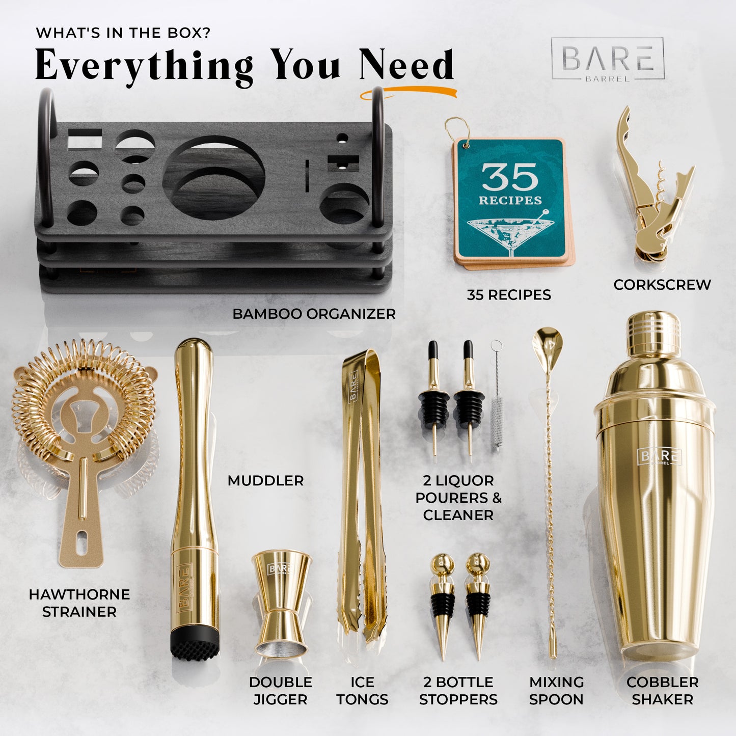 Modern Cobbler Bartender Kit