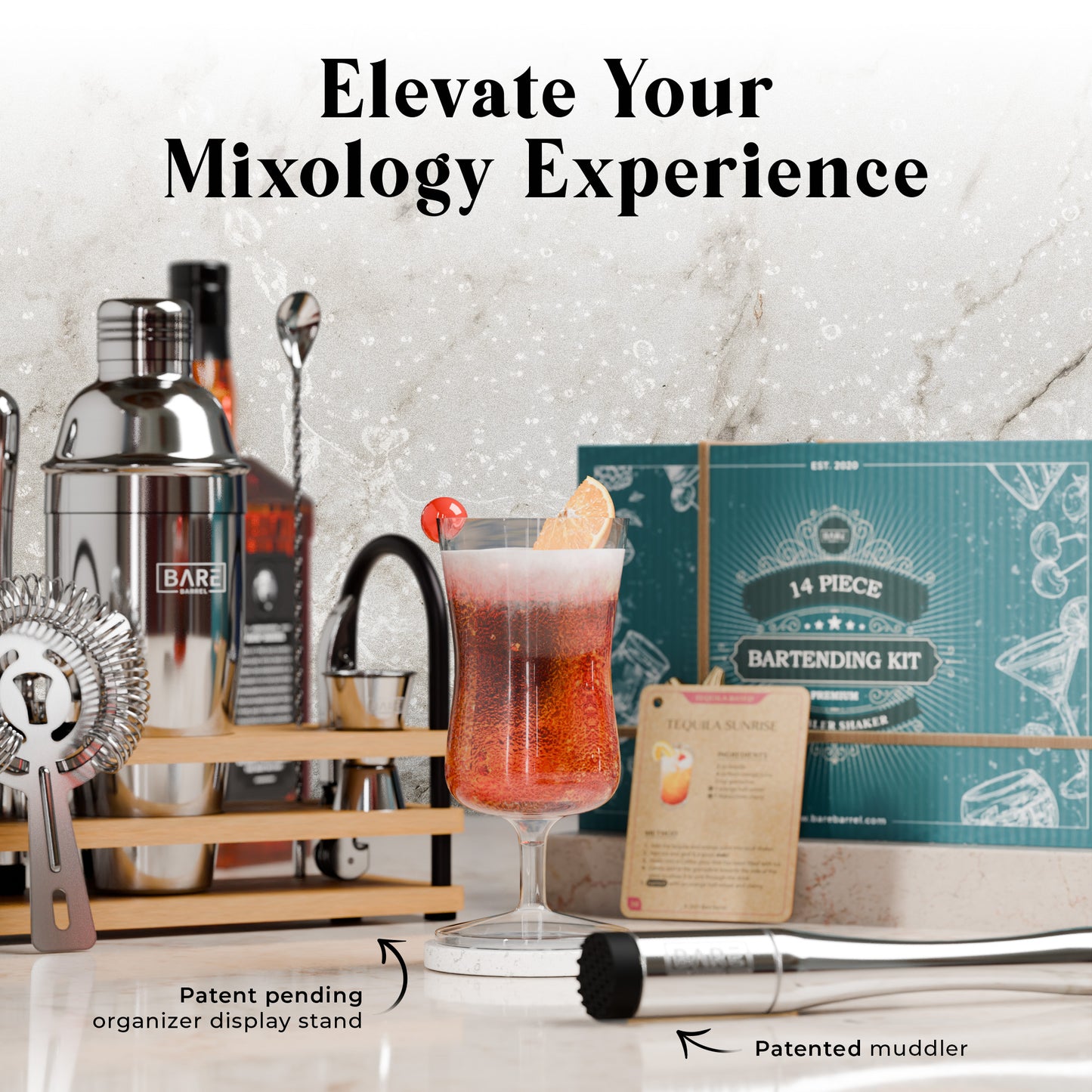 Modern Cobbler Bartender Kit