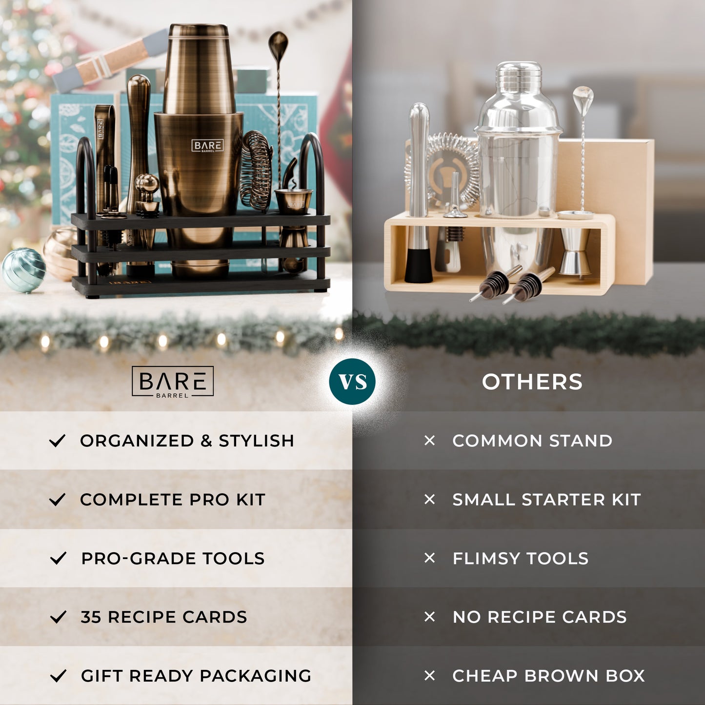 Modern Boston Bartender Kit