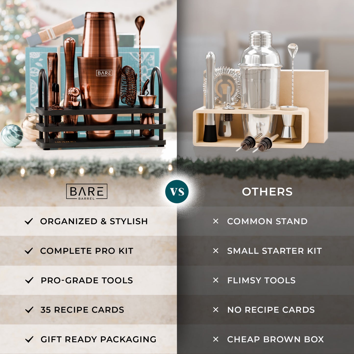 Modern Boston Bartender Kit