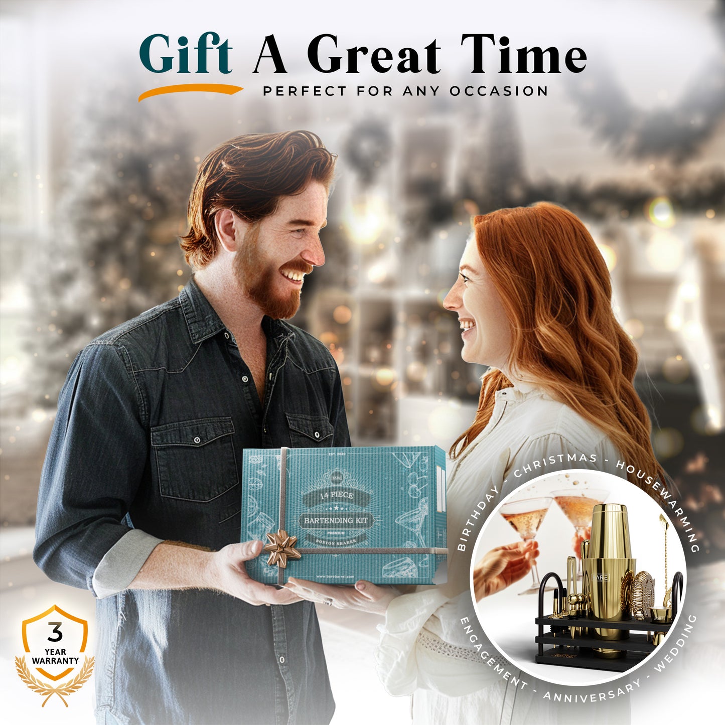 Modern Boston Bartender Kit