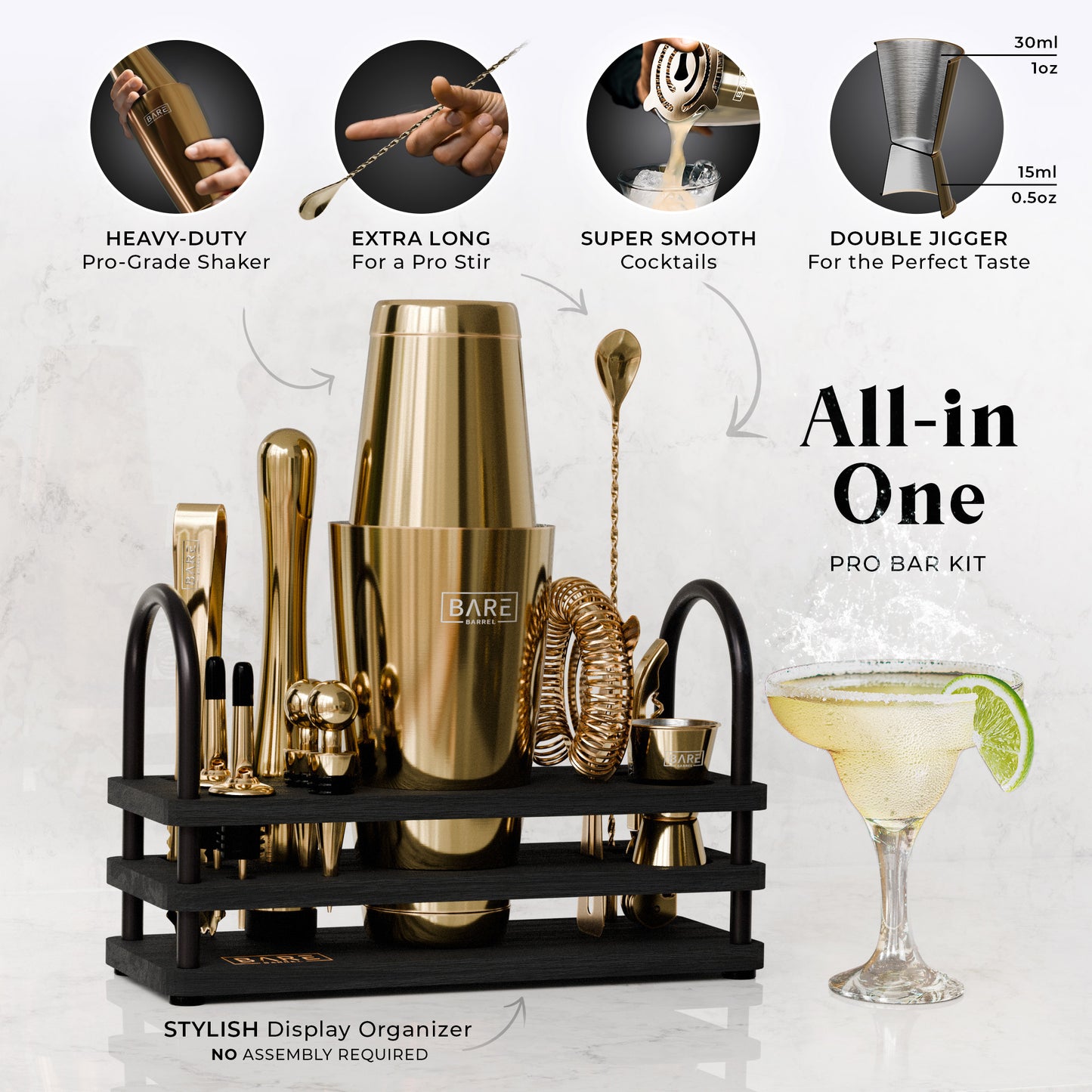 Modern Boston Bartender Kit